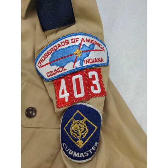 Mens Adult Boy Scout Uniform Shirt Size 